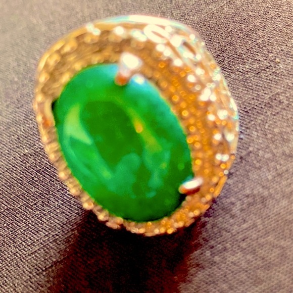 Malachite bring large stone beautiful vibrant green color